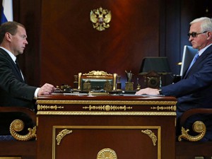 05 августа состоялась встреча Председателя Правительства РФ Дмитрия Медведева с Президентом РСПП Александром Шохиным.