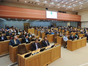 17 мая 2017 года в зале заседаний Государственного Совета Республики Коми состоялось внеочередное Общее собрание Регионального объединения работодателей Союз промышленников и предпринимателей Республики Коми.